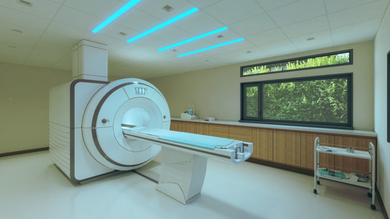 MRI Room Teal